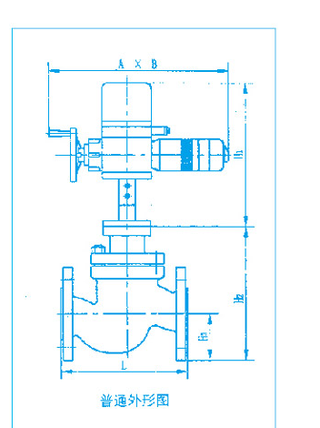 电动调节阀外形图